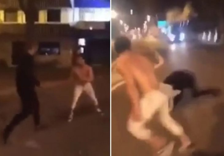 Ogromni izbacivač osramoćen u borbi s omalenim bokserom: 