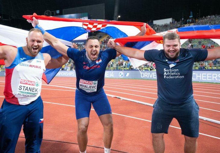 Hrvatski bacač kugle osvojio zlatnu medalju, pa je izgubio