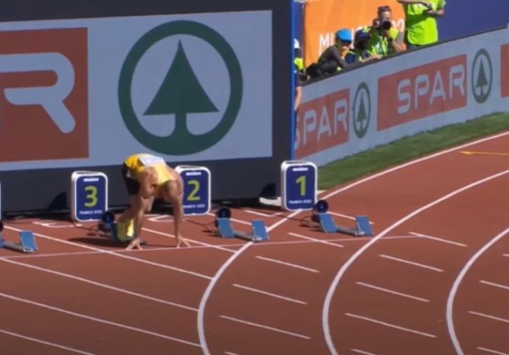 Ovo nije viđeno u istoriji: Atletičar sam trčao trku na Evropskom prvenstvu, pa plakao na kraju kao kiša