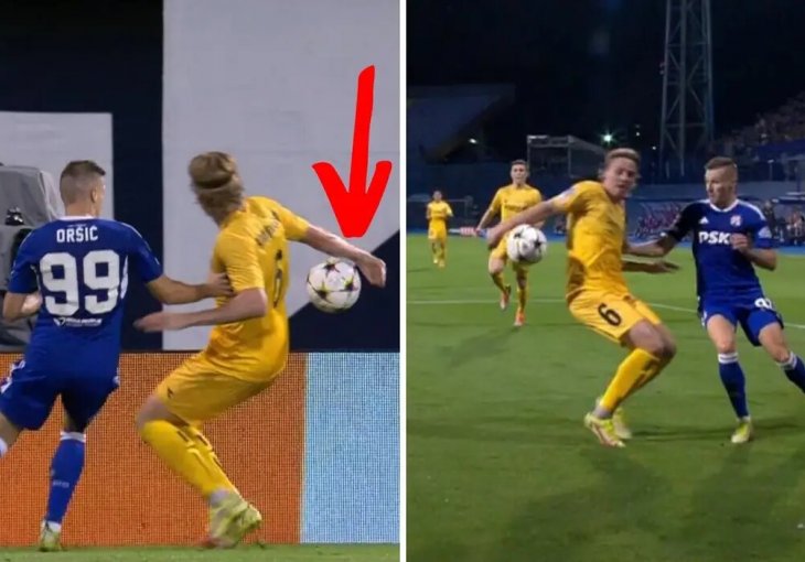 VAR NIJE POMOGAO MODRIMA: Norvežanin je očigledno igrao rukom, svi su skočili, ali penala nije bilo. Evo zašto sudija nije pogriješio