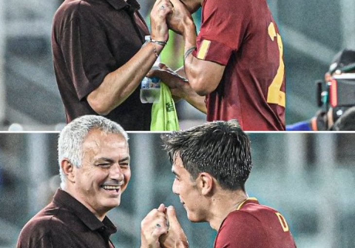 Dybala je poljubio svog trenera u ruku, a evo šta je razlog OVO SU RIJEČI koje mu je rekao Special One