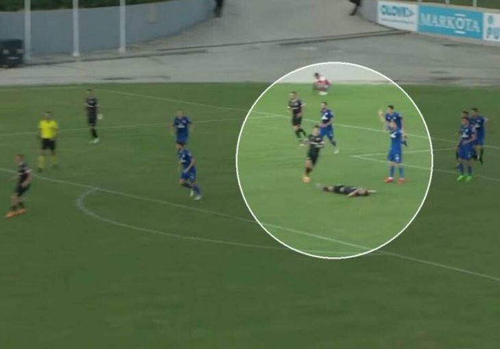TEŠKE SCENE U PREMIJER LIGI BIH: Katastrofalna dešavanja za igrača Posušja! Pao, USTAO, pa ponovo PAO - odvezla ga hitna pomoć! (VIDEO)