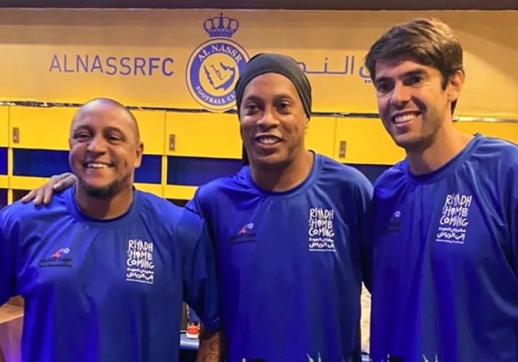 RONALDINHO OBJAVIO SLIKU SA KAKOM I ROBERTOM KARLOSOM: Evo šta je napisao ispod