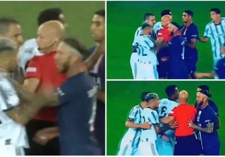 Ramos šokirao fudbalski svijet: Do jučer su bili saigrači, a sada ga je uhvatio za vrat i odgurnuo