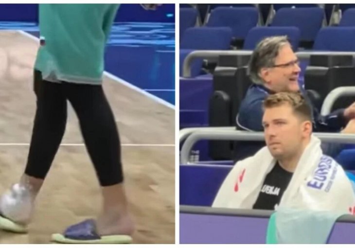 PANIKA U SLOVENIJI, ZAR JE MOGUĆE DA IM SE OVO DEŠAVA: Luka Dončić s bolnom grimasom napustio trening