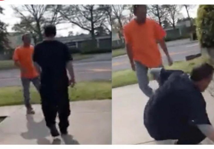 Tata 'bokser' uhvatio lika dok mu uhodi kćerku: Više mu neće pasti na pamet da to napravi (VIDEO)