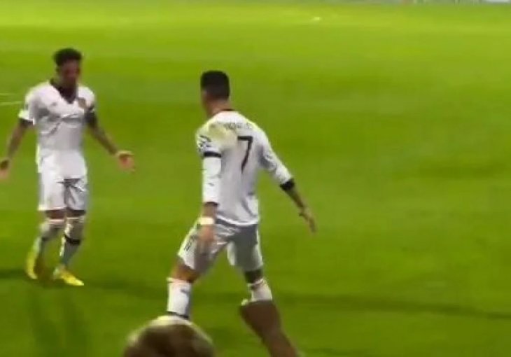 NEVJERICA: Evo šta su navijači Sheriffa uradili kada je Cristiano Ronaldo zabio gol