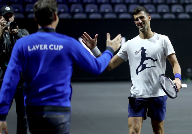 Federer posjetio trening Đokovića i Mareja, zabilježen srdačan pozdrav s nekadašnjim rivalima