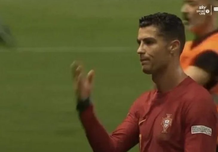 ŠTA SE S NJIM DEŠAVA? Frustrirani Cristiano Ronaldo ponovio potez iz Srbije i razbjesnio Portugalce