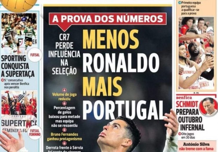 Ronaldo je ljut zbog naslova u novinama, ali ovoga bi moglo biti sve više