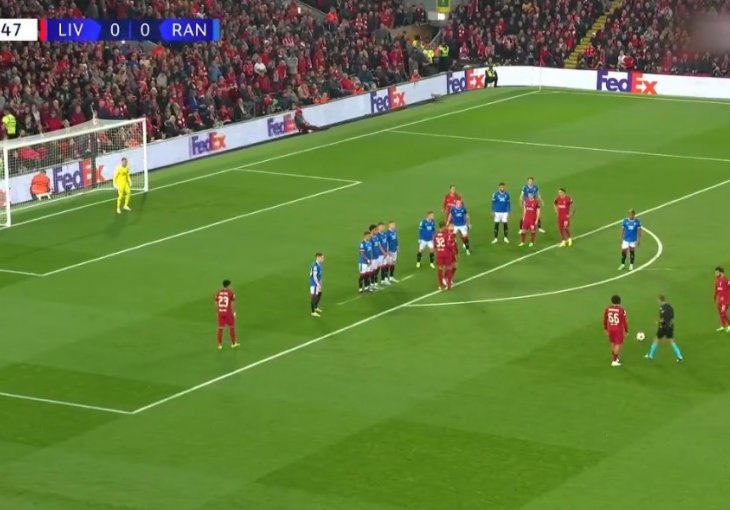 MA BRAVO UMJETNIČE Liverpool poveo protiv Rangersa, majstorija Alexander-Arnolda