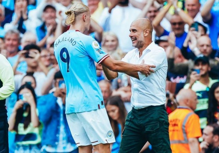 GUARDIOLA LJUT NA HAALANDA 