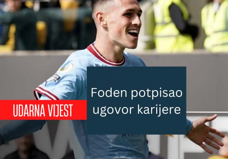 OD OVIH CIFARA VAM NEĆE BITI DOBRO: Foden potpisao ugovor karijere s Manchester Cityjem