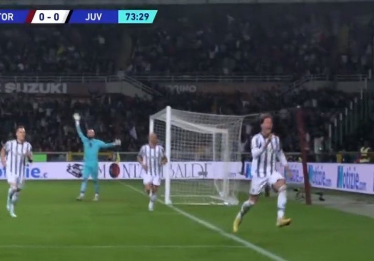GOOOOOOOOOOOL, DUŠAN VLAHOVIĆ! Juventus je poveo protiv Torina