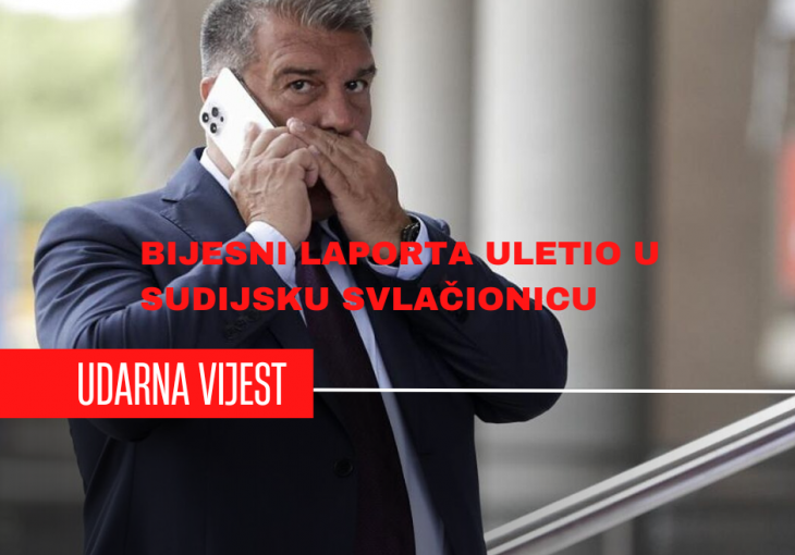 SVE SE UŽARILO NA BERNABEU: Bijesni Laporta uletio u sudijsku svlačionicu