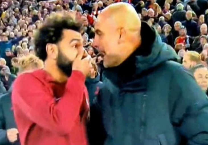 SADA JE SVE JASNO: Čitač s usana otkrio šta je Guardiola poručio Salahu na kraju derbija