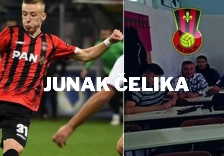 Škola se pohvalila: Jučer je golom Čeliku donio izjednačenje protiv Sarajeva, danas se vratio u školsku klupu