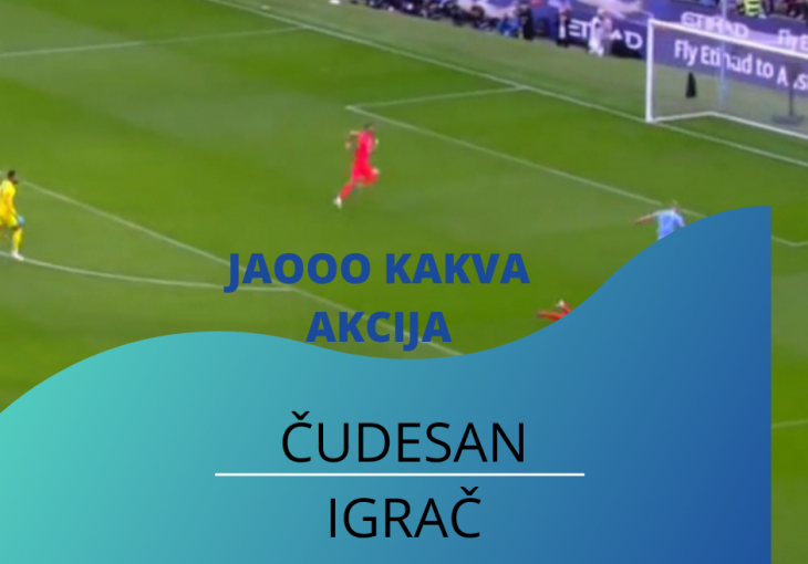 KAKAV JE OVO IGRAČ, ČUDESAN: Spektakularna akcija Cityja, a Haaland se doslovno ušetao u gol