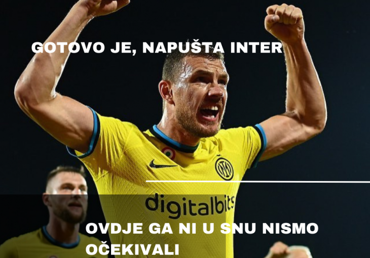 ITALIJANI JAVLJAJU - GOTOVO JE! Džeko napušta Inter i mijenja legendarnog napadača u novom klubu