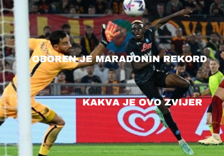 MISLILI SU DA JE MARADONIN REKORD NEDOSTIŽAN: Onda je ZVIJER od 75 miliona zabila golčinu u Rimu