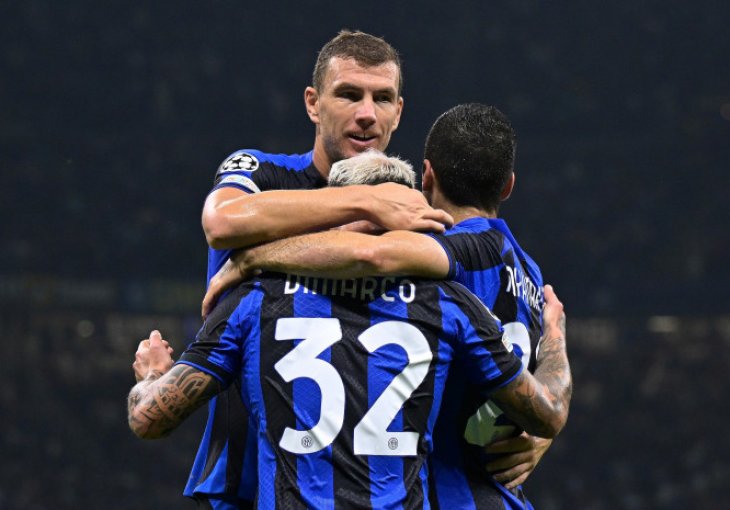 Sjajni Džeko odveo Inter u osminu finala Lige prvaka i dostigao legendarnog Del Pijera