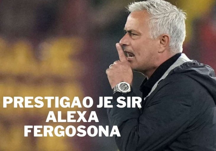 PAO JE VELIKI SIR ALEX FERGUSON Mourinho je sada ispred njega!