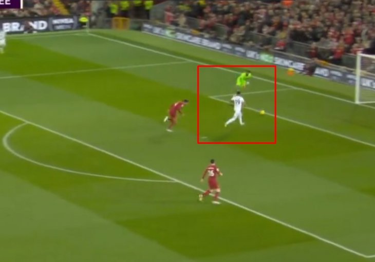 OGROMAN KIKS NA ANFIELDU Pogledajte bizaran gol kakav je sebi 