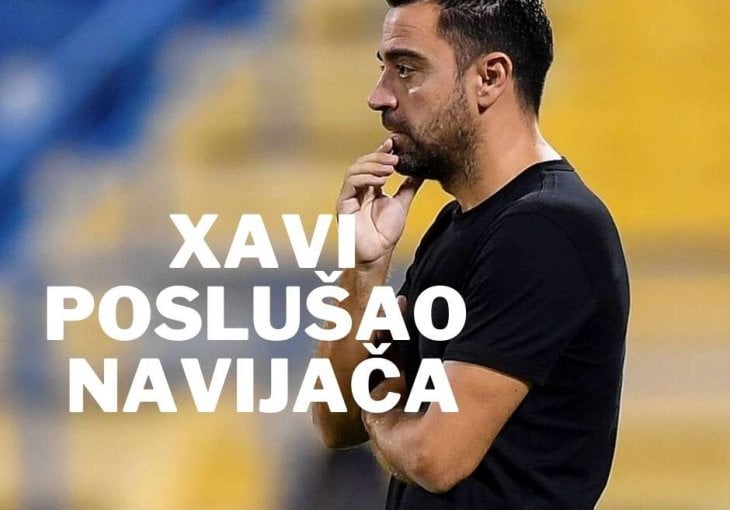 ISPOŠTOVAO JE VOLJU Neobična scena na Camp Nou i Xavi se samo okrenuo prema navijaču: 