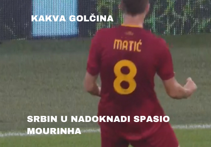 LUDNICA KAKVA SE NE PAMTI NA OLIMPICU: Crveni karton za Mourinha, promašen penal Belottija i golčina Matića za spas Vučice