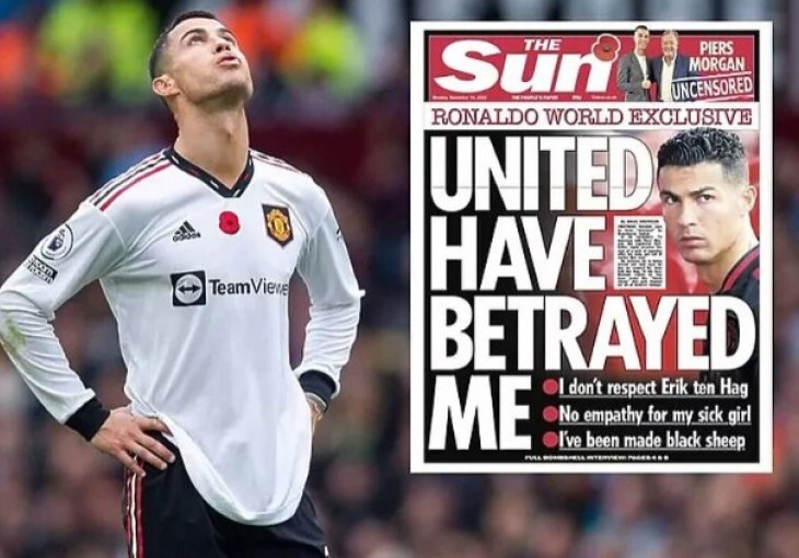 NIJE BIRAO RIJEČI Ronaldo napokon otvorio dušu: United me izdao, nisu mi vjerovali ni za bolesnu kćerku