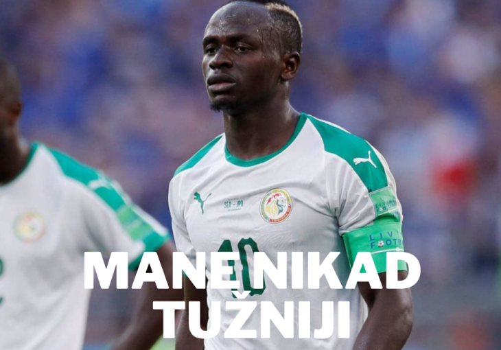 SADIO MANE NIKAD TUŽNIJI Uslikan na ulici sa štakama, prizor za zaborav