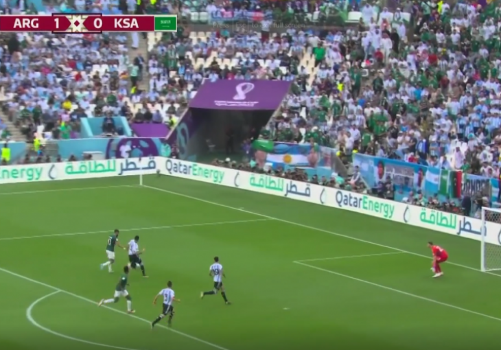 LUDILOOOOOOOOO, JE LI NA POMOLU NAJVEĆA SENZACIJA: Saudijci postigli DVA gola u 6 minuta i poveli protiv Messija i družine