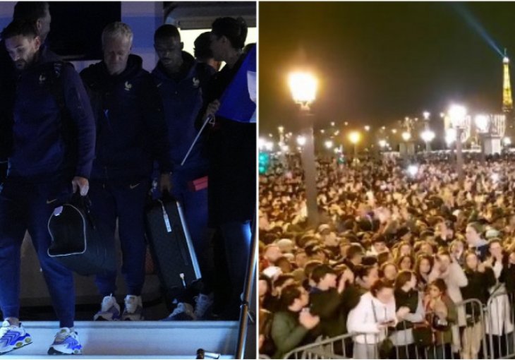 Iako nisu donijeli zlato: Fantastičan doček za fudbalere Francuske u Parizu