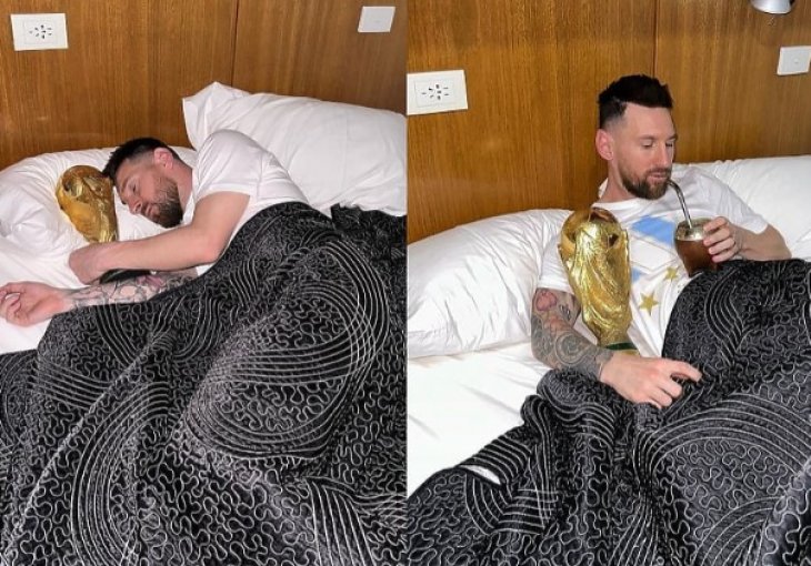 MNOGO MU ZNAČI Messi spavao s peharom prvaka svijeta, legenda otkrila njegov veliki plan za naredno SP