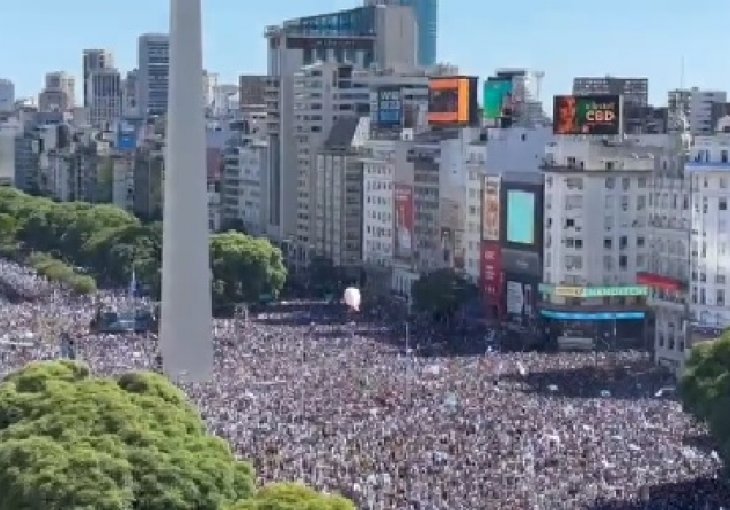 Cijela Argentina na nogama: Ovako je izgledao doček svjetskih prvaka