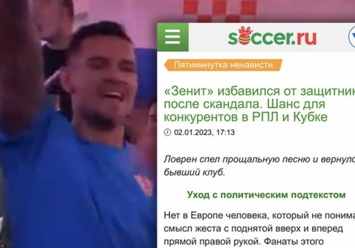 Rusi tvrde da je Dejan Lovren istjeran iz Zenita, a kao razlog su naveli ovo