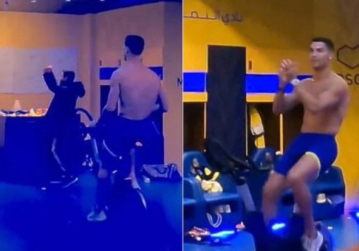 Pogledajte šta je Ronaldo radio dok su mu novi saigrači igrali utakmicu i postizali golove