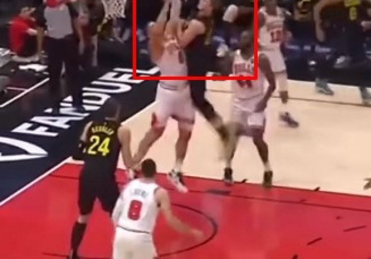 MA OVO JE NEMOGUĆE: Crnogorac kao malo dijete, Markkanen dominantno zakucao preko njega