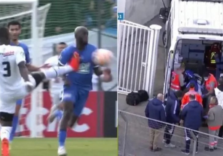 Unitedov igrač na posudbi zastrašujućim udarcem u prsa poslao rivala u bolnicu
