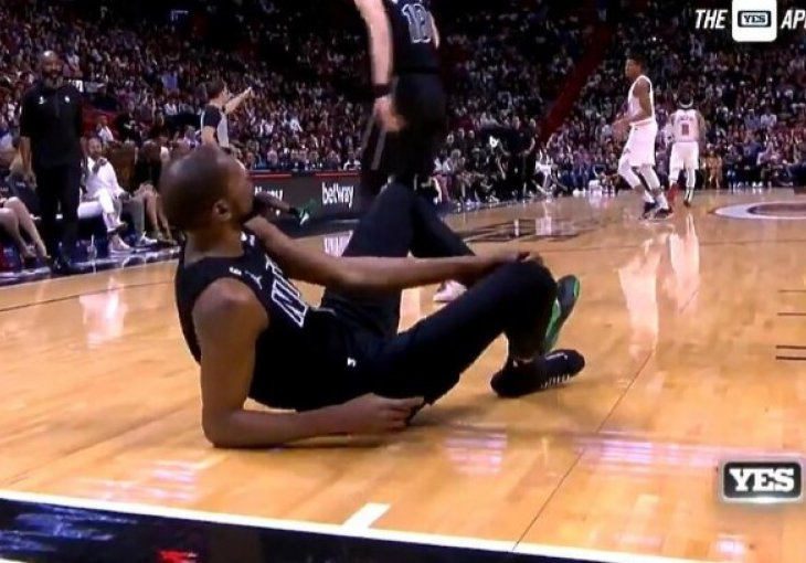 Kevin Durant ponovo povrijedio koljeno, navijači Brooklyna u strahu od novih loših vijesti