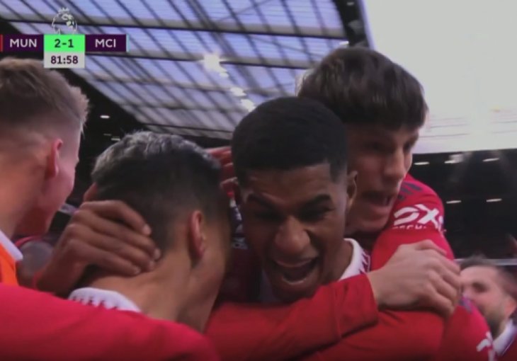 OLD TRAFFORD JE ERUPTIRAOOOOOOOOO, JAOOOOO LUDNICE! United je preokrenuo nestvarno u 4 minute, VAR razbjesnio Guardiolu