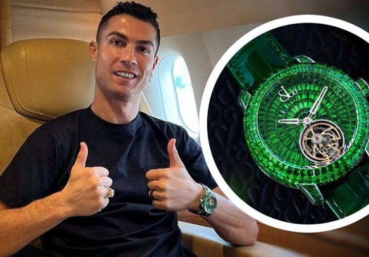 Ronaldo dobio sat izrađen od bijelog zlata, dragog kamenja i aligatorove kože: CIJENA OBARA S NOGU