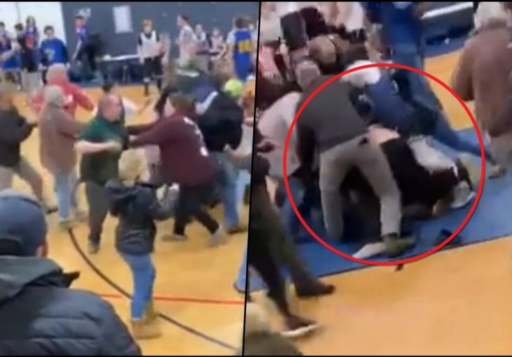 OVAKVA TRAGEDIJA SE NE PAMTI! Roditelj nastradao dok je gledao dijete kako igra košarku?! Kamera zabilježila trenutak užasa