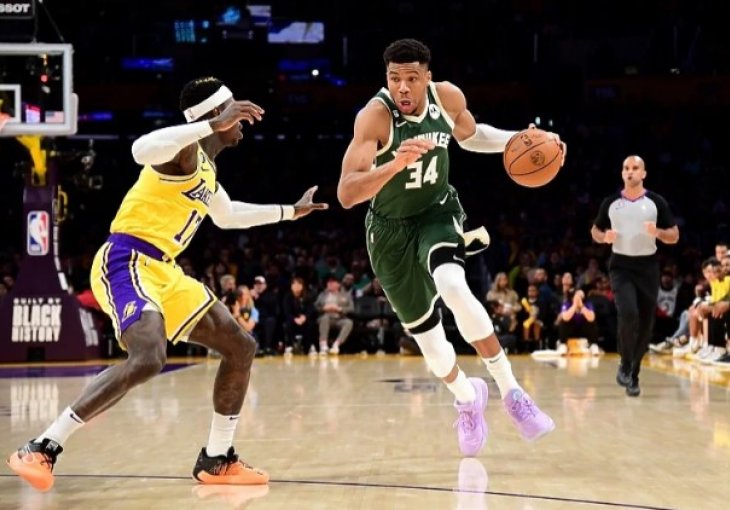 Giannis uništio Lakerse bez Jamesa