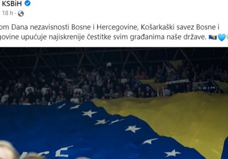 Olimpijski komitet i Nogometni savez nisu čestitali 1. mart