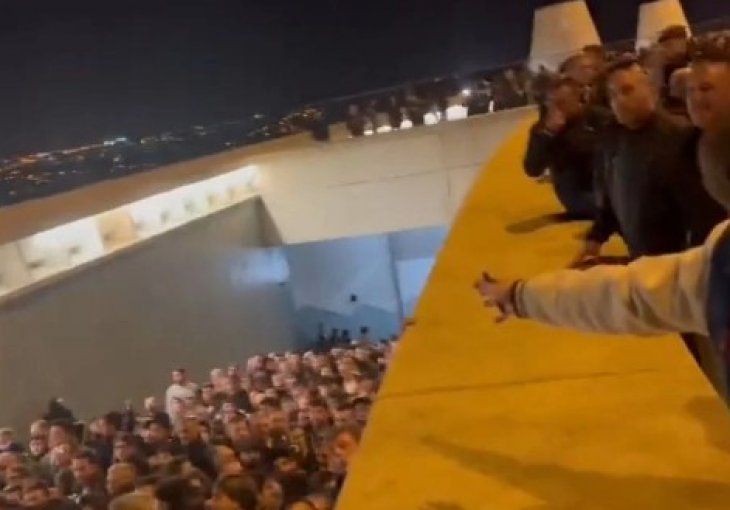 Dok traje utakmica na Dragaou, van stadiona se dešava pravi skandal!