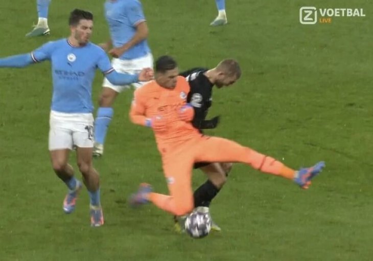 VARanje na slovenski način: Ederson divljački udario igrača Leipziga, sudija Vinčić se pravio slijep