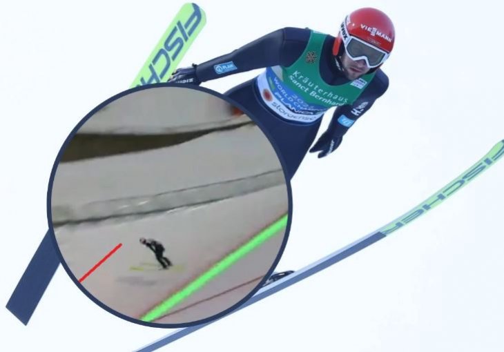NEVJEROVATAN SKOK: Eisenbichler oborio rekord skakaonice u Lillehammeru: Doskočio u gledalište i jedva ostao na skijama