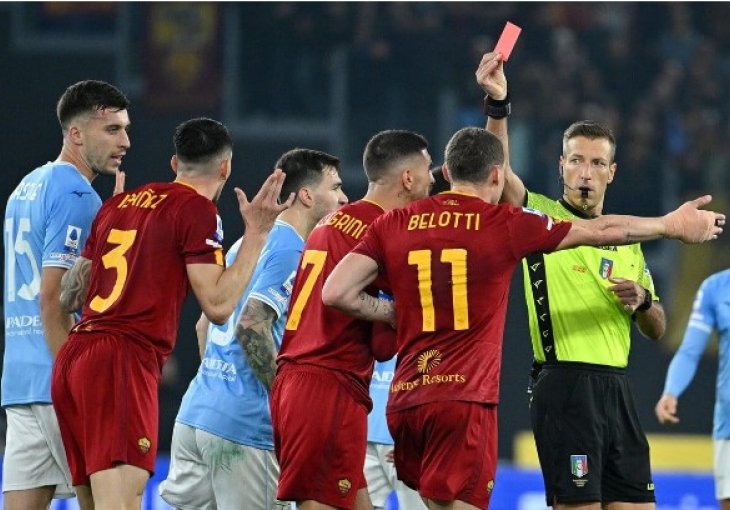 Derby della Capitale obilježio jedan gol i glupost igrača Rome nakon pola sata igre