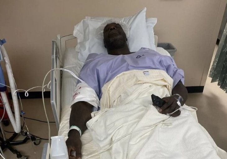 Legendarni Shaquille O'Neal objavio zabrinjavajuću fotografiju iz bolničke postelje